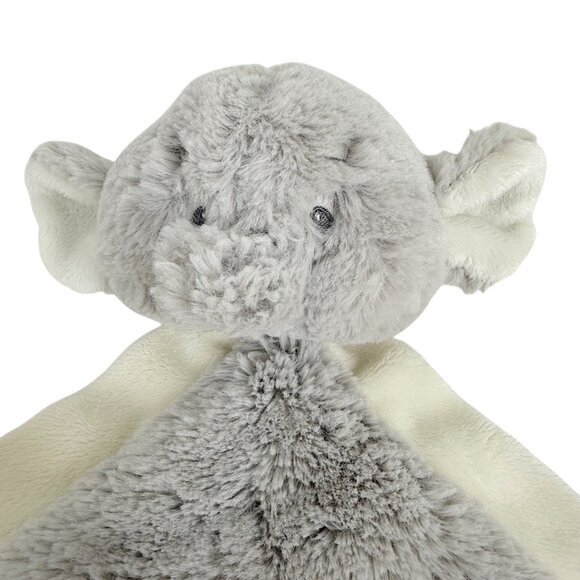 Baby Ganz Collection Elephant Lovey Baby Security Blanket 13"x13" Gray & White - Picture 3 of 6
